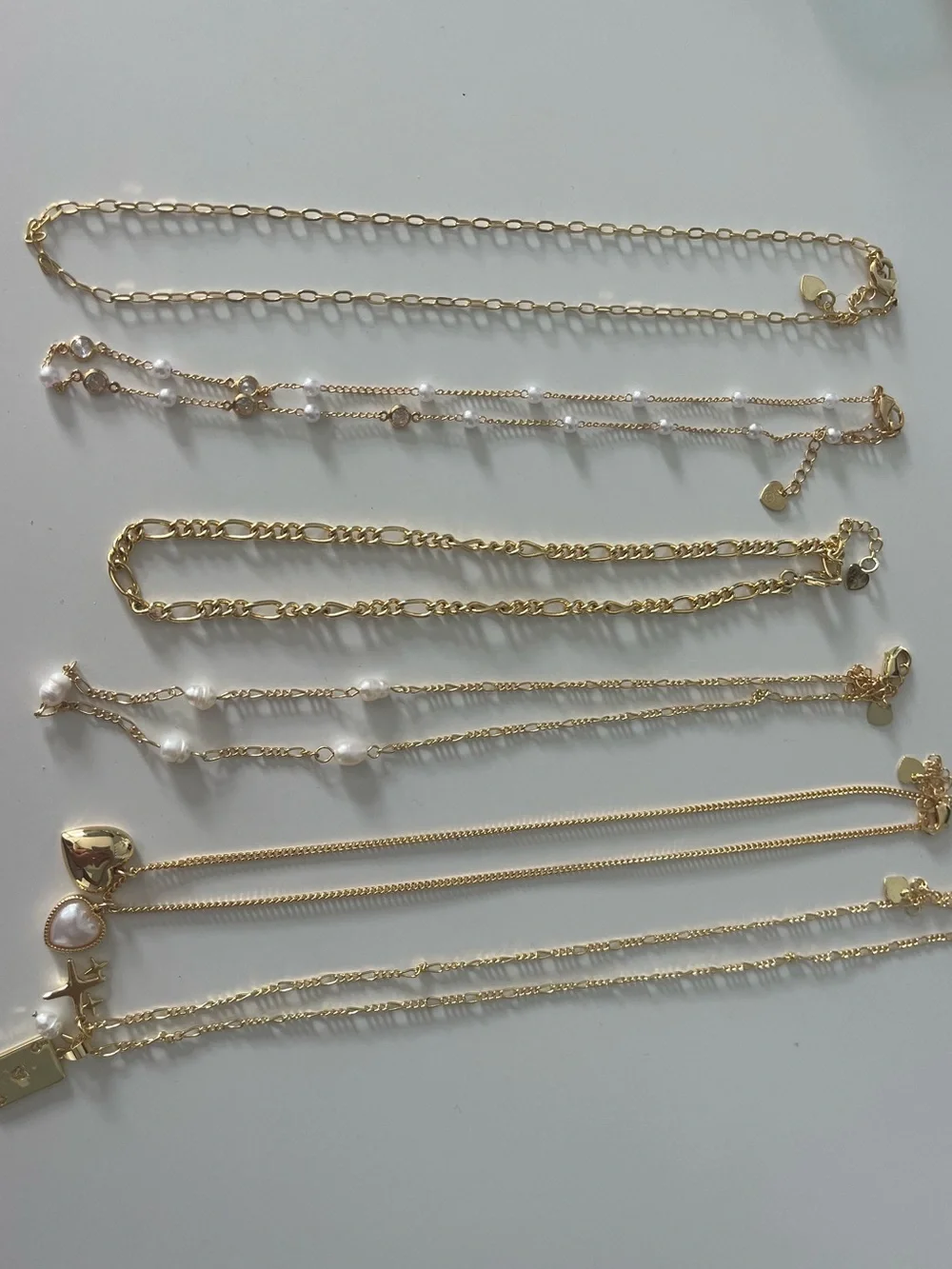 Evry Jewels Gold Necklaces Bundle